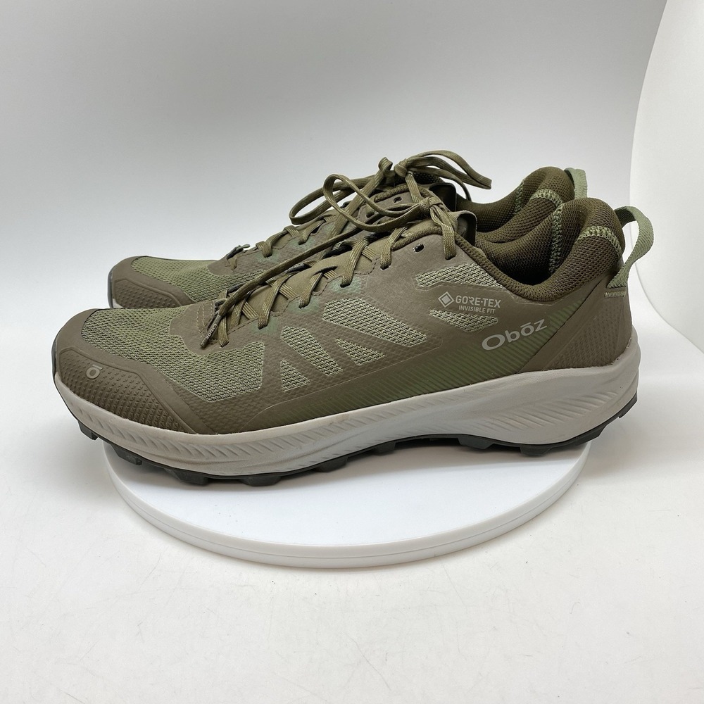Oboz Katabatic Low LT Boots Mens 13 Green GTX Outdoor Hiking Trail Outdoor Shoes - Picture 3 of 10